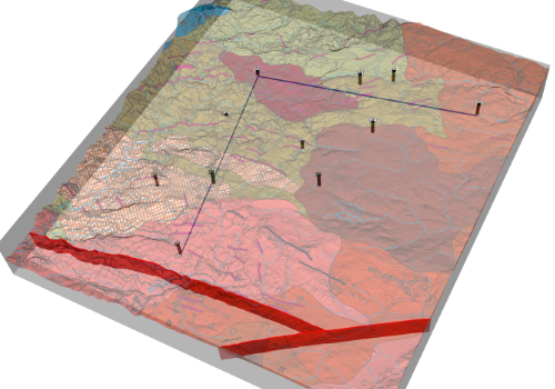 modello geologico 3d